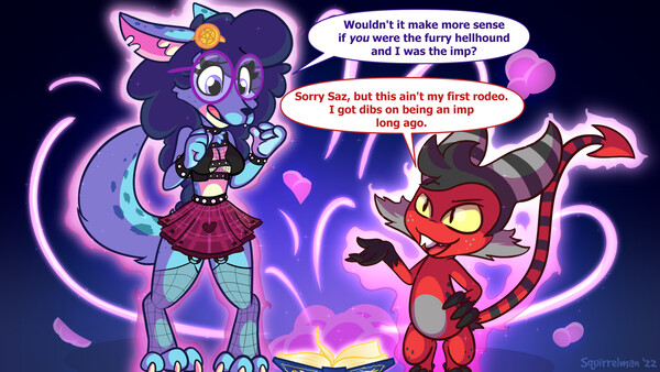 Com: Heart Swap Part 7 (Animated) by draggincat -- Fur Affinity [dot] net