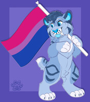 Zara with Pride Flag