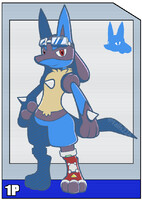 Minecraft Lucario Shiny pixel art by darkchaos11718 -- Fur Affinity [dot]  net