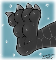 Sweaty Nargacuga Foot