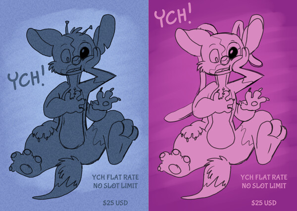 Stitch or Angel TF Flat Rate YCH (Closed) by Trevor-Fox -- Fur Affinity  [dot] net