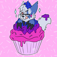 Pride Cupcake by Lou_Raccoon