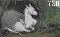 [YCH] Resting in the pouring rain - CLOSED