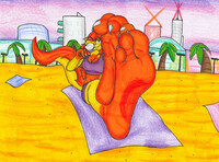 Beach Dragoness