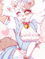 Pretty kitty maid