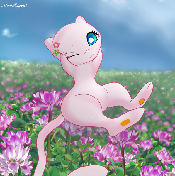 Mew Pokemon by NSFWImaranx -- Fur Affinity [dot] net