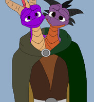 AladdinDragonson42 and Spyro conjoined