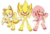 Super Sonic and Super Tails Fusion for hker021 by SonicSpirit128 -- Fur  Affinity [dot] net