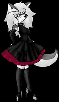 Loona with a dress