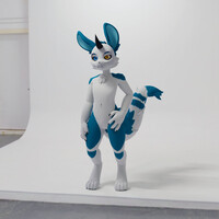Commission 3d Furry model