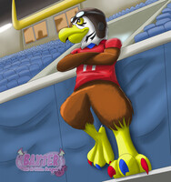 Fanart) Blooper (Atlanta Braves mascot) by BaxterKangaroo -- Fur Affinity  [dot] net