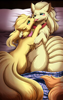 Cuddling Ninetales