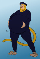 A Monkey With A Potbelly Full of Love