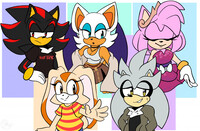 sonic characters in random outfits #1