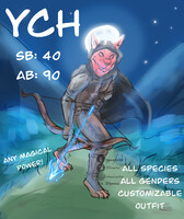 Moon Archer (AUCTION YCH) - Sold