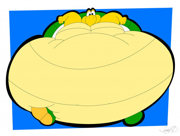 Big Bloated Koopa Troopa By Joe Anthro Fur Affinity Dot Net 