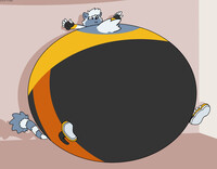 Inflated Tangle The Lemur.