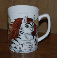 SilverWuff mug by Sandy Schreiber