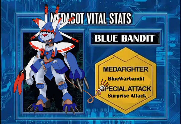 Commission) Medabots: Blue Bandit by Jyoo_C_Froot -- Fur Affinity [dot] net