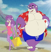 Leisurely stroll along the beach