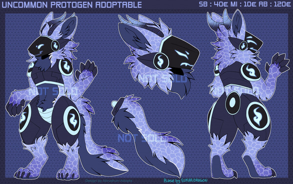 closed) protogen adoptable- area 51 by antigravityi on DeviantArt