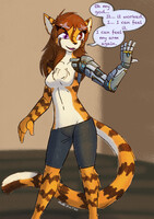 435: Stripe Fluff S1