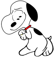 Gigante Snoopy dá muito amor e carinho para o Woodstock!