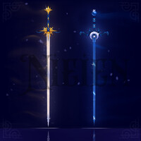 [SOLD] Adoptable Sword of the Moon and Stars
