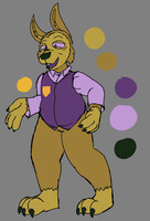 FNAF AU: Fredbear Ref by AndyHazards -- Fur Affinity [dot] net