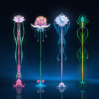 [SOLD] Adoptable Staffs of the Sea