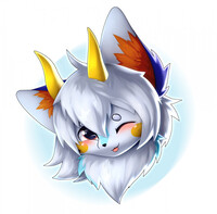 Fluffy batty blep ><