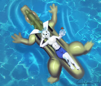 Relaxing with a friend (commission) commissions open