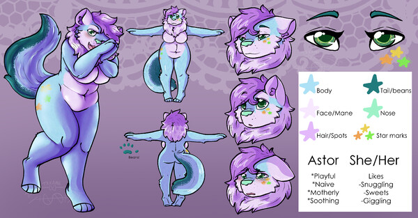 Astor Reference Sheet by Takame -- Fur Affinity [dot] net