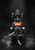 Dominant lady.