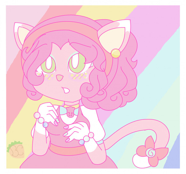 :. Pastel Kitty .: By Berrycobbler24 -- Fur Affinity [dot] Net