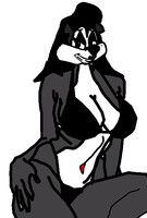 Ruby In A Black Bikini