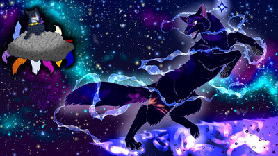 Anime Galaxy Wolf Wallpapers - Top Free Anime Galaxy Wolf Backgrounds -  WallpaperAccess