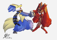 Comm - Loot Struggles (Pokémon TF)