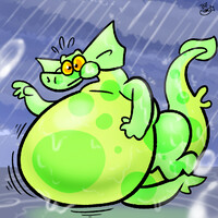Doodle 8_4_2022 Garry in the rain