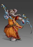 Mayja, the Loxodon Blade Singer