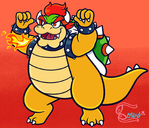 Bowser (Super Mario Bros Movie) by DGF_Art -- Fur Affinity [dot] net