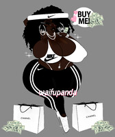 OTA: boujee ebony model girl closed!