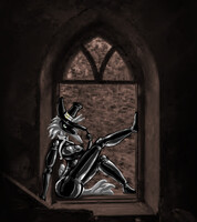 Doctor Kuhara in the window