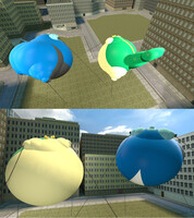 (AT) blimps for parade