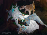 Resting in Nature YCH Finished Art