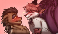 Couple headshot commission
