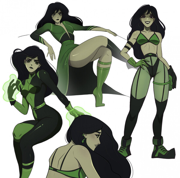 Shego Speed Draw on ~ by SinkCandyDarkWeb -- Fur Affinity [dot] net