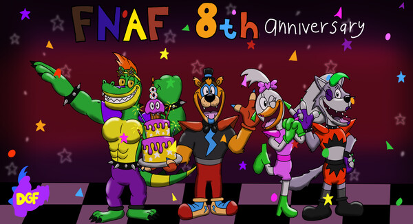 FNaF 9th Anniversary by Mikey12games -- Fur Affinity [dot] net