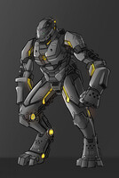 Ashy exosuit