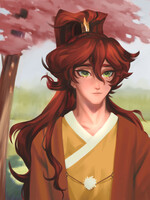 Portrait of Akio (my OC)